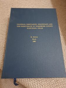 an image of Richard's Hall's PhD thesis